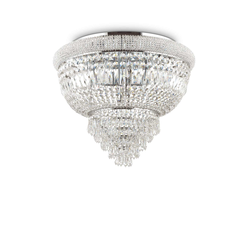 IDEAL LUX 207186 DUBAI PL6 stropné svietidlo priesvitné