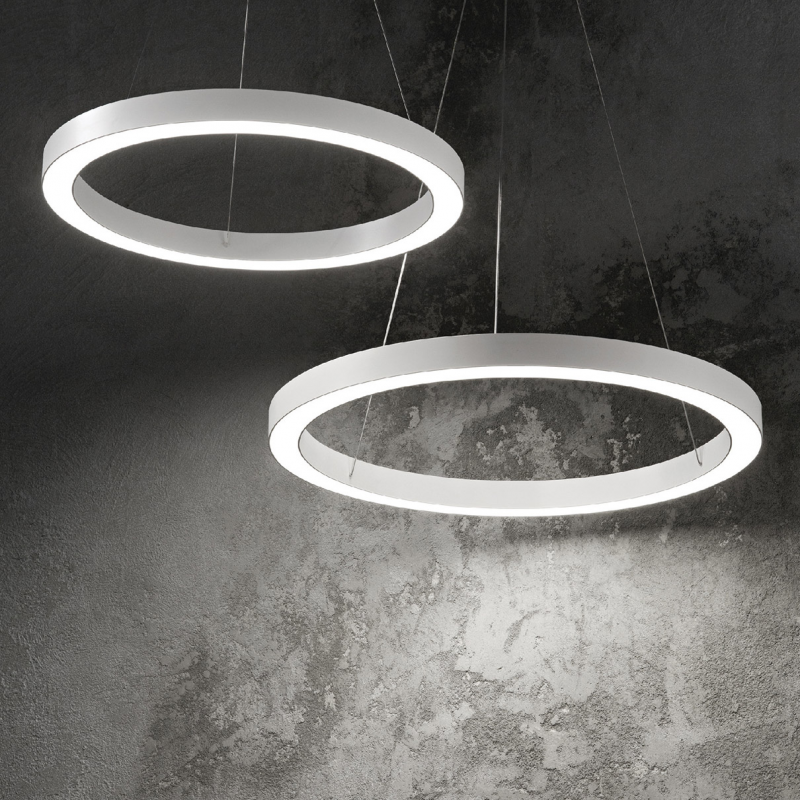IDEAL LUX 211381 ORACLE D70 ROUND 3000K závesné svietidlo biele