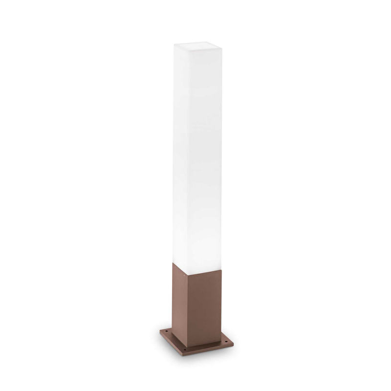 IDEAL LUX 213088 EDO OUTDOOR PT1 SQUARE vonkajšie svietidlo hnedé