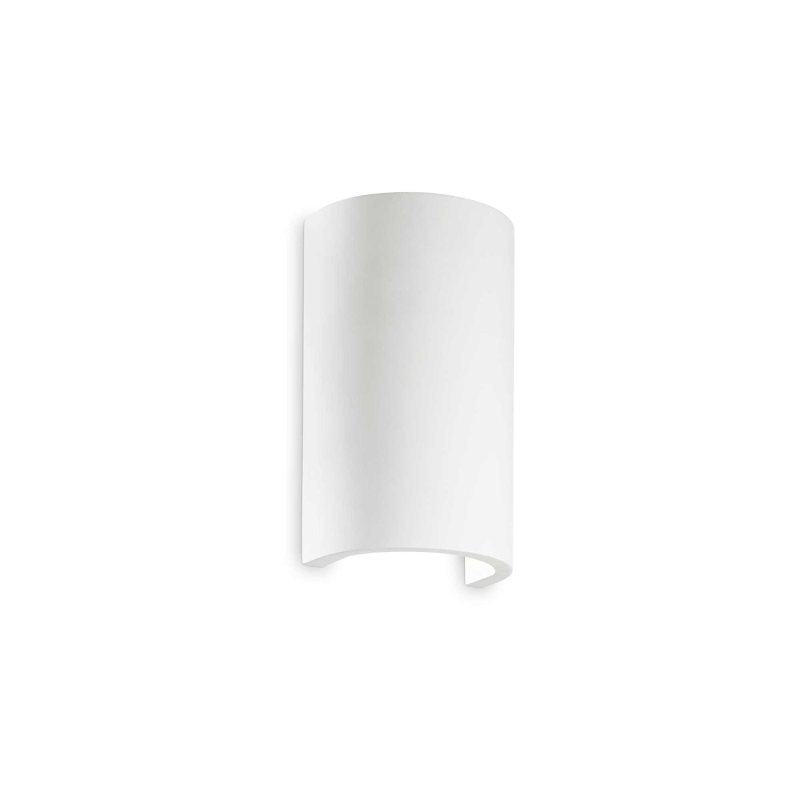 IDEAL LUX 214696 FLASH GESSO AP1 ROUND nástenné svietidlo biele