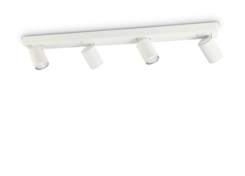 IDEAL LUX 229089 RUDY PL4 stropné svietidlo biele