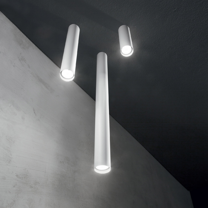 IDEAL LUX 233352 LOOK PL1 H75 stropné bodové svietidlo biele