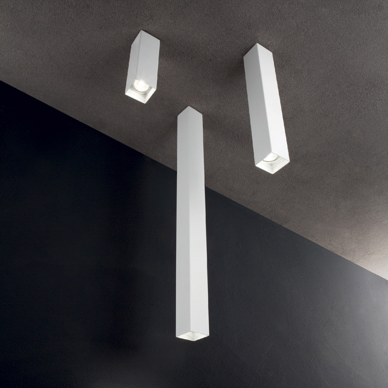 IDEAL LUX 233833 SKY PL1 H40 stropné bodové svietidlo biele