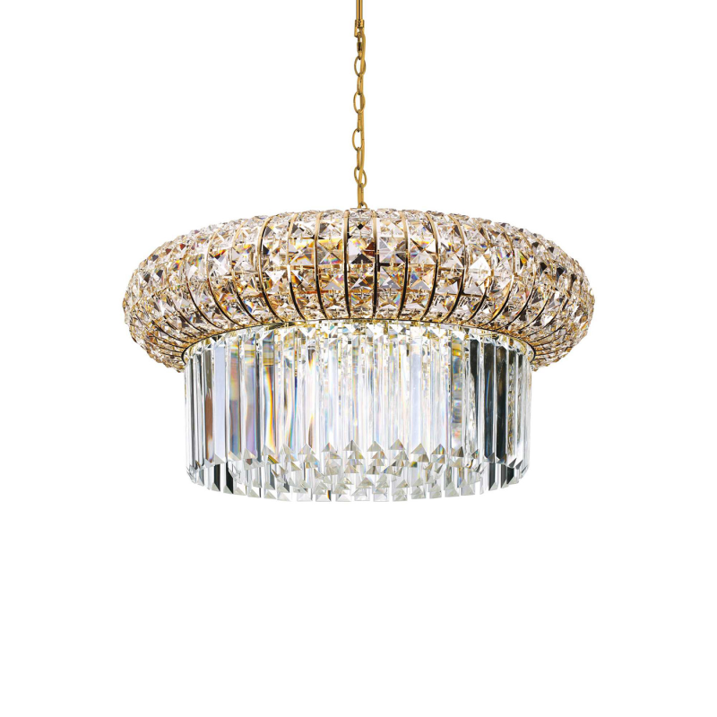 IDEAL LUX 237794 NABUCCO SP12 závesné svietidlo zlaté