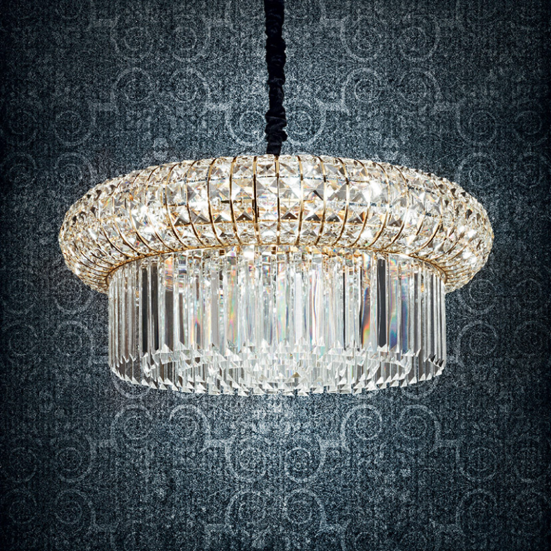 IDEAL LUX 237794 NABUCCO SP12 závesné svietidlo zlaté