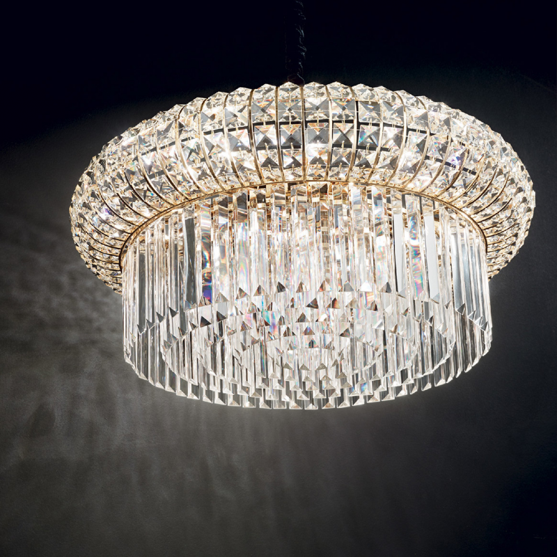 IDEAL LUX 237794 NABUCCO SP12 závesné svietidlo zlaté