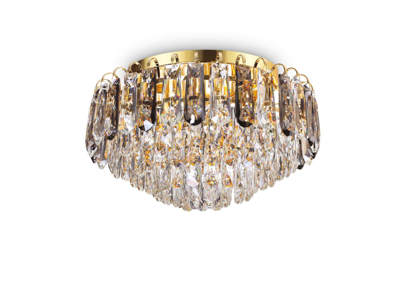 IDEAL LUX 241296 MAGNOLIA PL7 stropné svietidlo zlaté