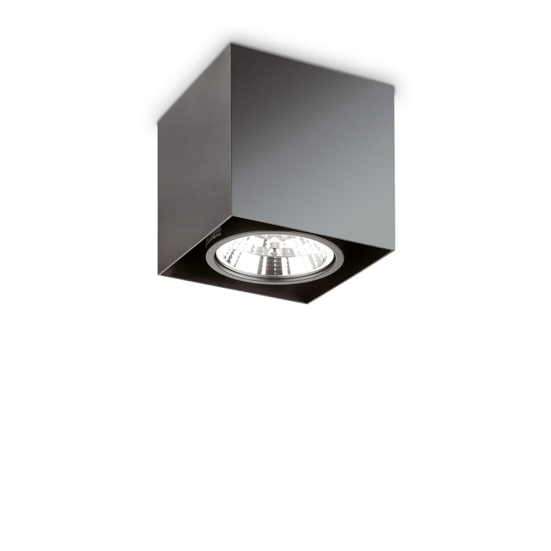 IDEAL LUX 243931 MOOD PL1 D15 SQUARE stropné bodové svietidlo čierne