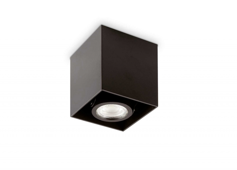 IDEAL LUX 243948 MOOD PL1 D09 SQUARE stropné bodové svietidlo čierne
