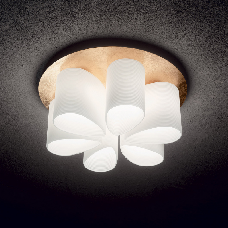 IDEAL LUX 247779 DAISY PL6 stropné svietidlo zlaté