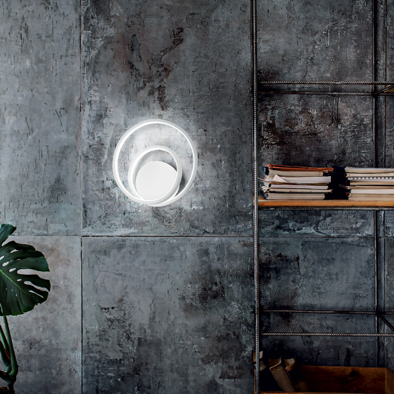 IDEAL LUX 253695 OZ AP 3000K nástenné svietidlo biele