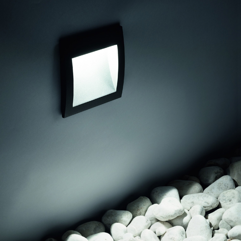IDEAL LUX 255521 WIRE 1.5W 3000K vonkajšie svietidlo antracitové