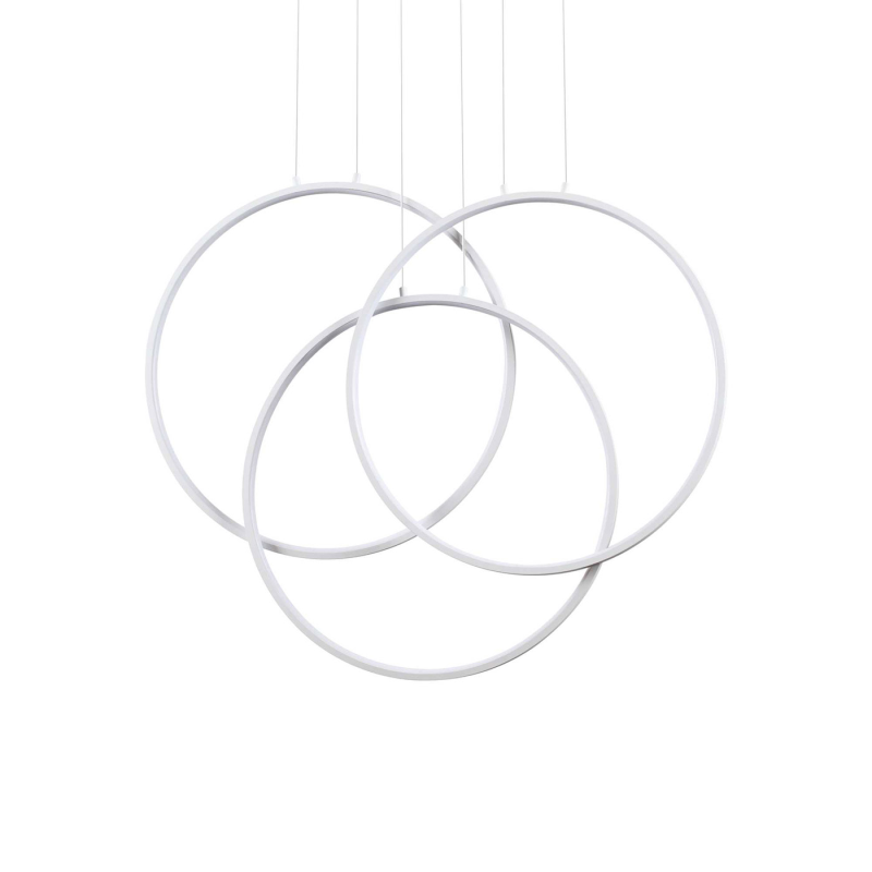 IDEAL LUX 269351 FRAME SP CERCHIO 3000K závesné svietidlo biele