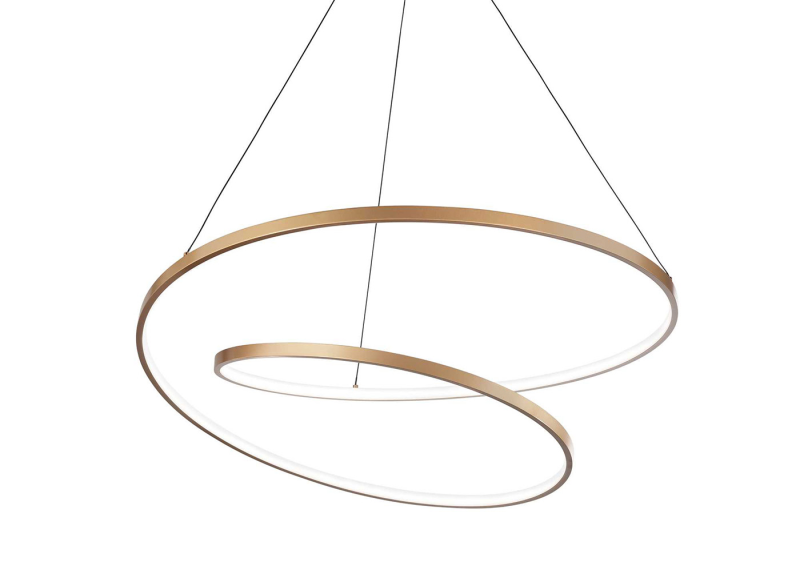 IDEAL LUX 269443 OZ SP D60 3000K závesné svietidlo mosadzné