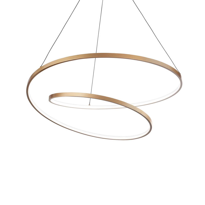 IDEAL LUX 269467 OZ SP D80 3000K závesné svietidlo mosadzné