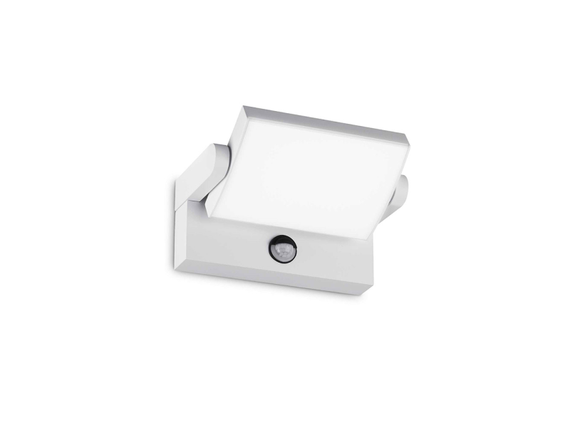 IDEAL LUX 287720 SWIPE AP 3000K vonkajšie svietidlo so senzorom biele