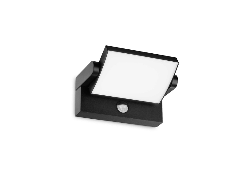 IDEAL LUX 287737 SWIPE AP 3000K vonkajšie svietidlo so senzorom čierne