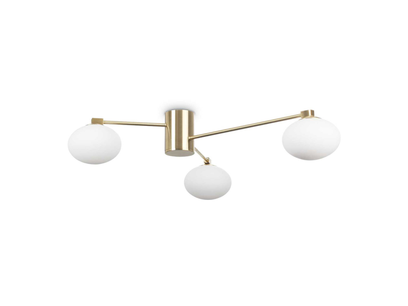 IDEAL LUX 288260 HERMES PL3 stropné svietidlo mosadzné