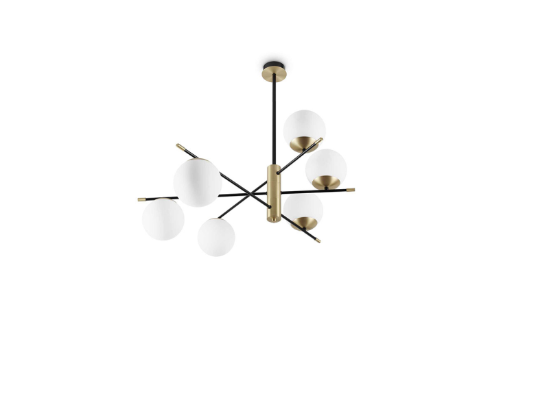 IDEAL LUX 289496 GOURMET PL6 závesné svietidlo čierne