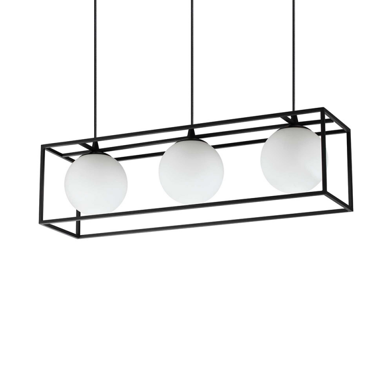 IDEAL LUX 304144 LINGOTTO SP3 závesné svietidlo čierne