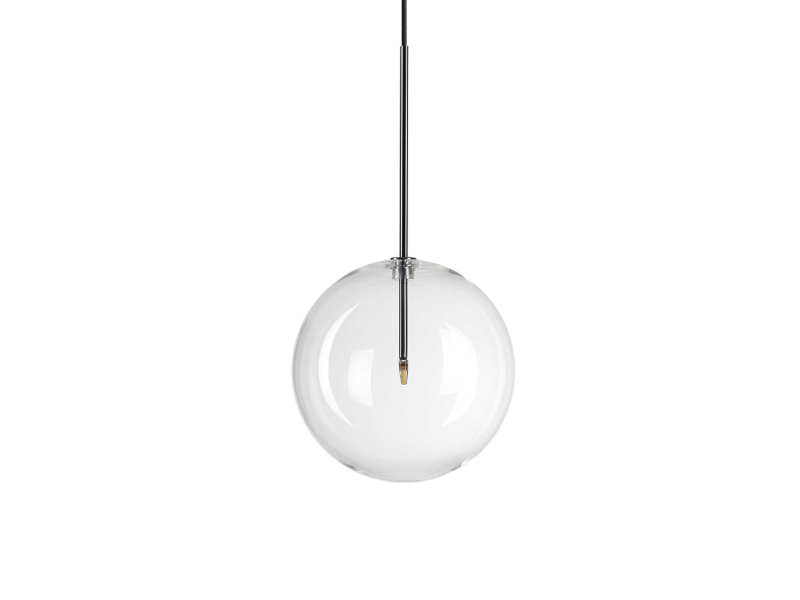 IDEAL LUX 306551 EQUINOXE SP1 D25 závesné svietidlo priesvitné