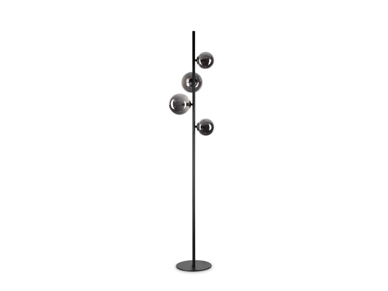 IDEAL LUX 306988 PERLAGE PT4 stojacia lampa čierna
