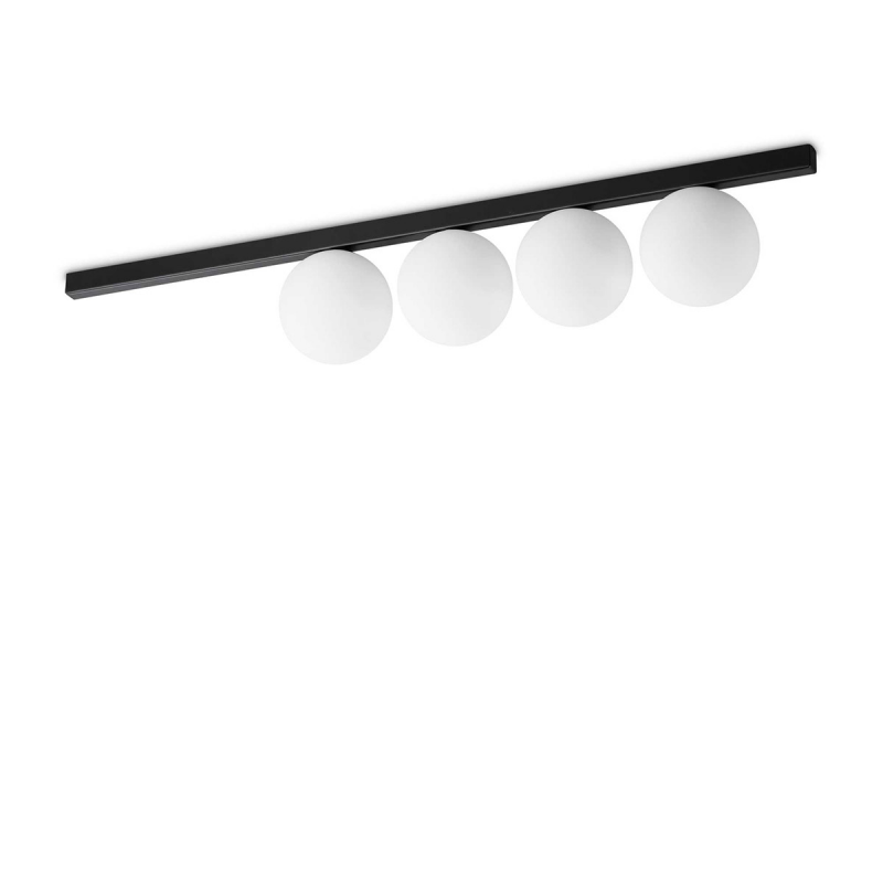 IDEAL LUX 310688 BINOMIO PL4 stropné svietidlo čierne