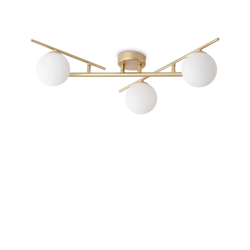 IDEAL LUX 311340 ATLAS PL3 stropné svietidlo zlaté