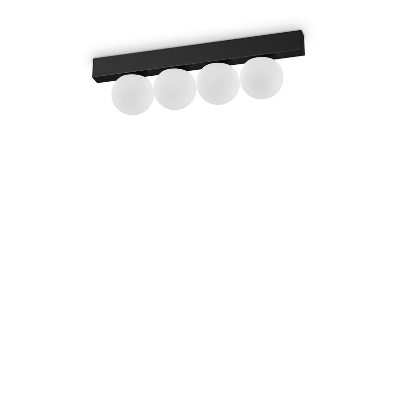 IDEAL LUX 313283 PING PONG PL4 3000K stropné svietidlo čierne