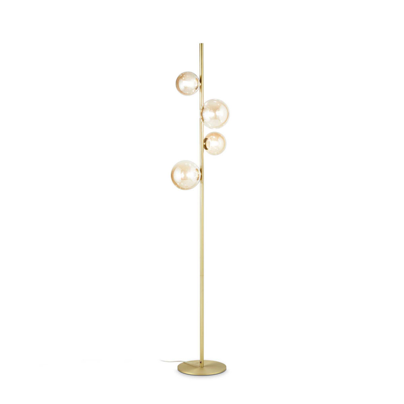 IDEAL LUX 317816 PERLAGE PT4 stojacia lampa žltá