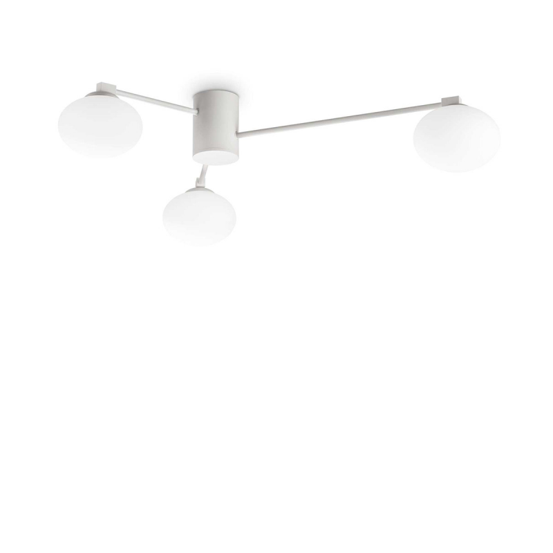 IDEAL LUX 322674 HERMES PL3 D90 stropné svietidlo biele