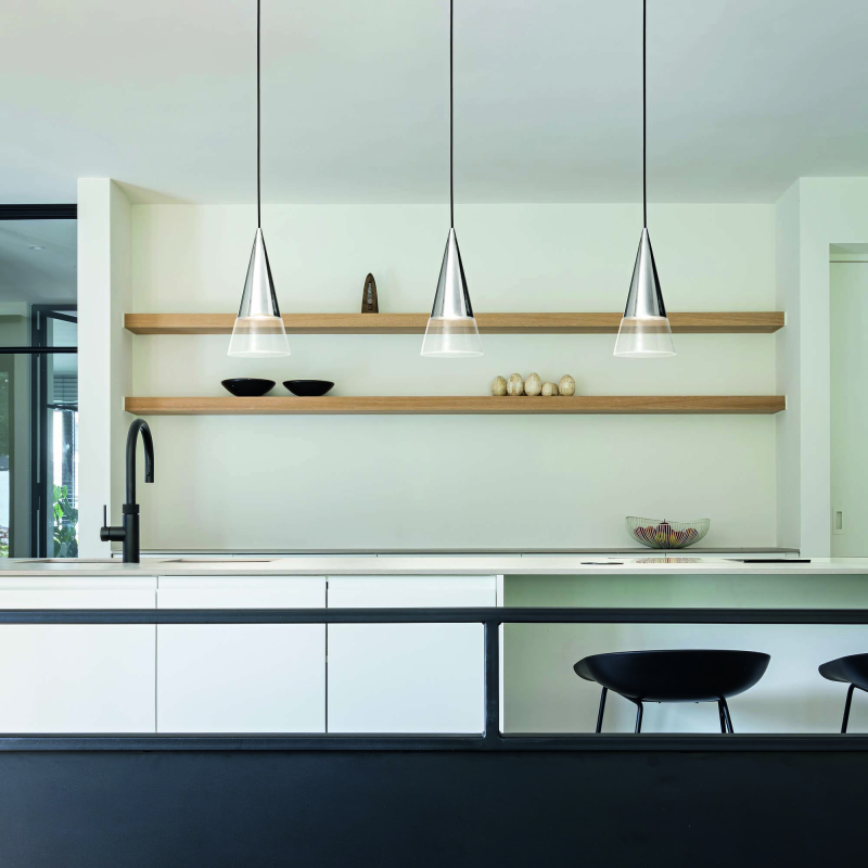 IDEAL LUX 322803 CONO SP1 závesné svietidlo niklové kovové matné