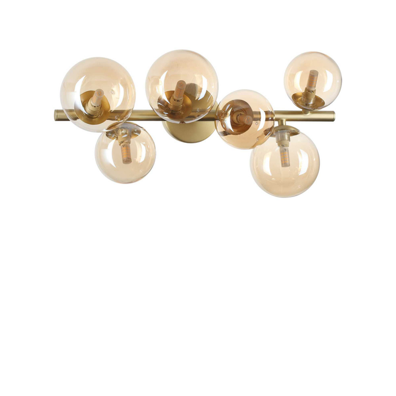 IDEAL LUX 327822 PERLAGE PL6 stropné svietidlo žlté