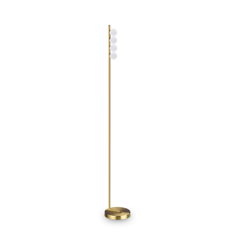 IDEAL LUX 328324 PING PONG PT4 3000K stojacia lampa mosadzná