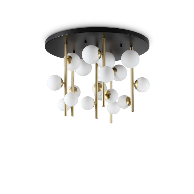 IDEAL LUX 328393 PERLAGE PL18 stropné svietidlo čierne