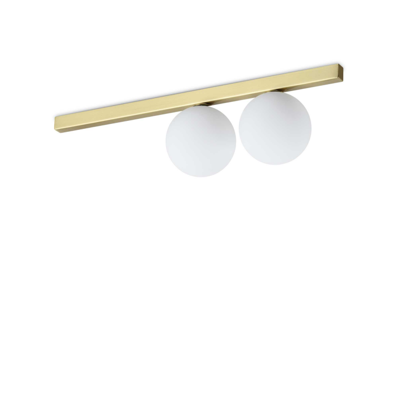 IDEAL LUX 328447 BINOMIO PL2 stropné svietidlo mosadzné