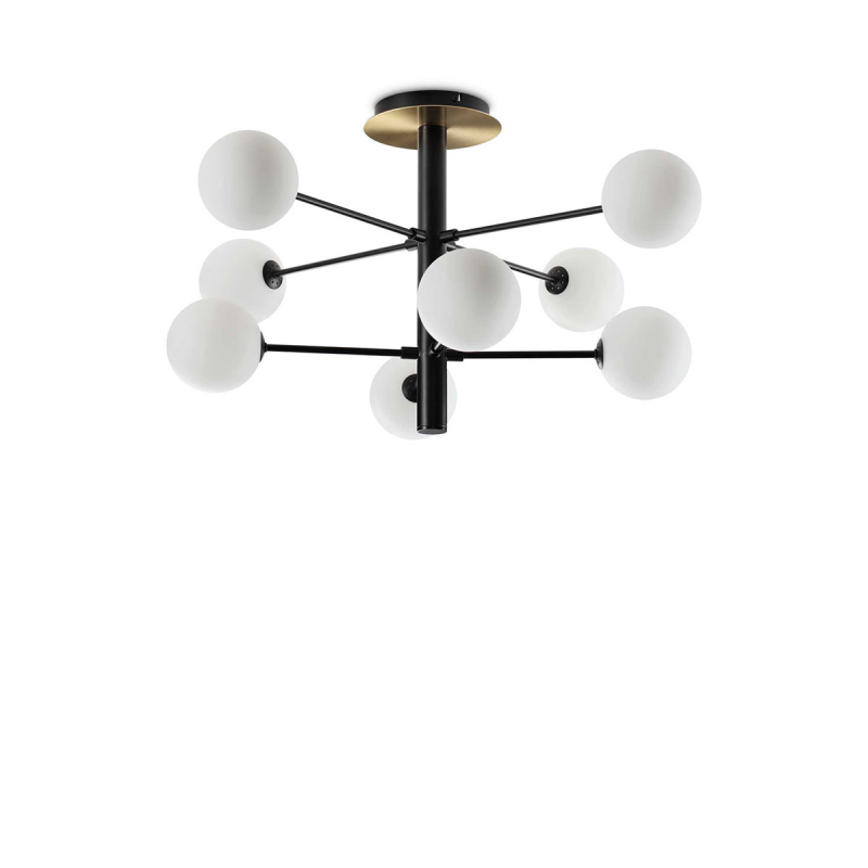 IDEAL LUX 328485 COSMOPOLITAN PL8 stropné svietidlo čierne