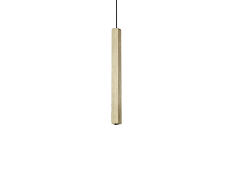 IDEAL LUX 339740 LOOK LED SP1 SQUARE D30 H400 3000K závesné svietidlo mosadzné