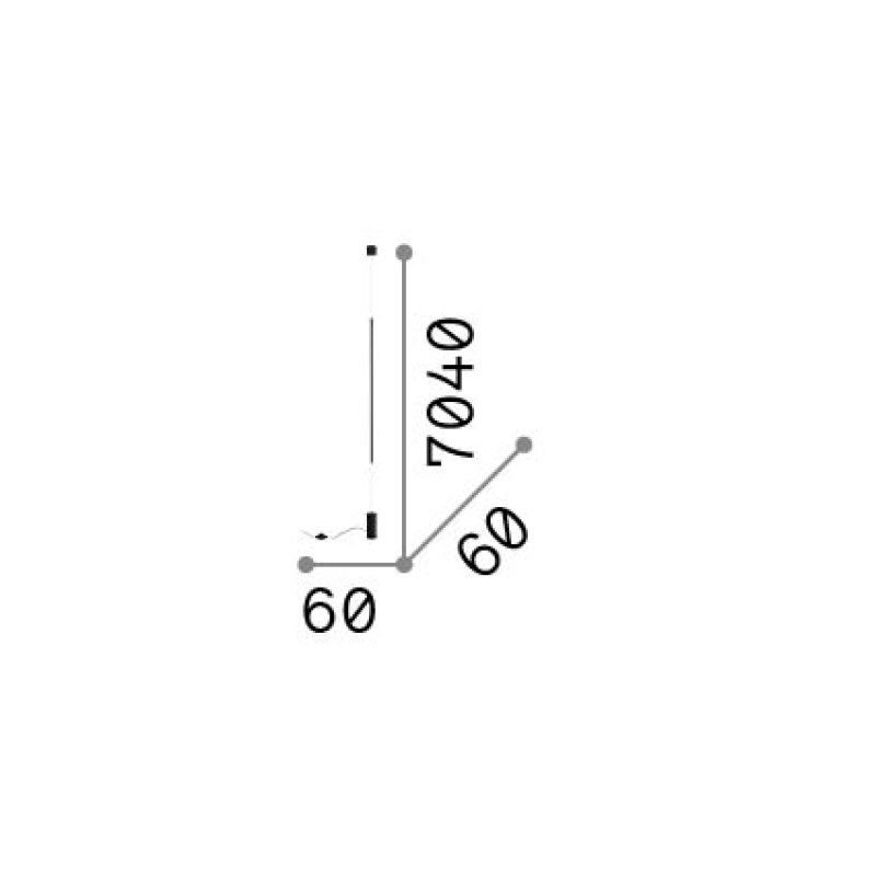 IDEAL LUX 341118 ESSENCE PT A SOSPENSIONE ROUND 2700K stojacia lampa biela