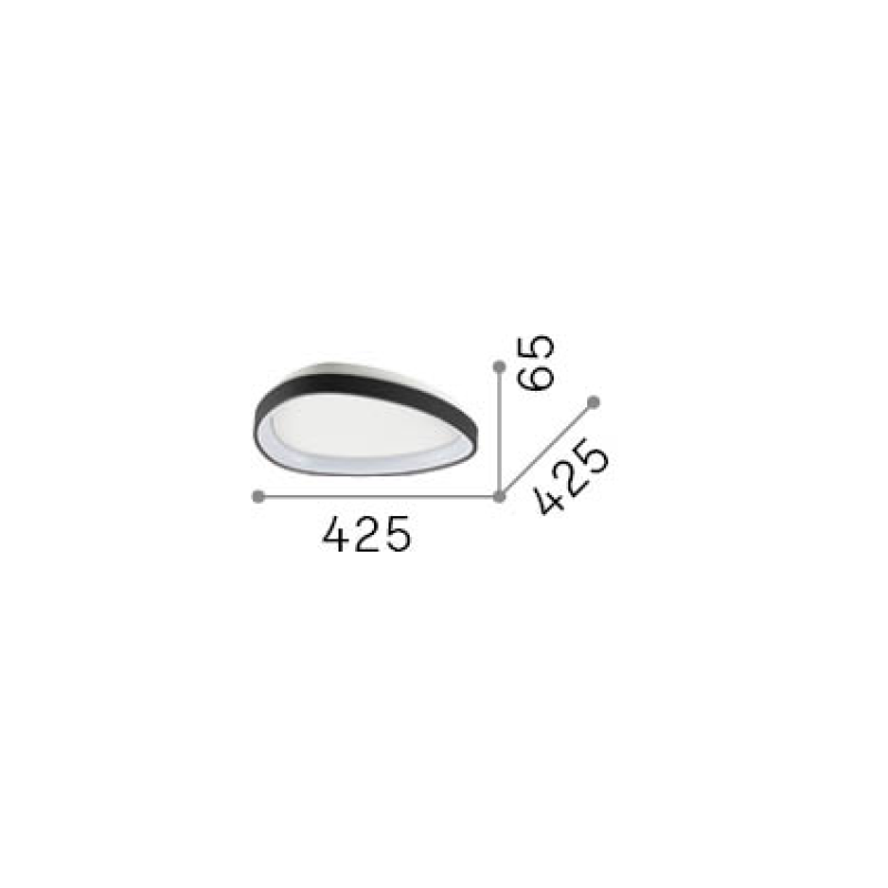 IDEAL LUX 341439 GEMINI PL D042 2700K stropné svietidlo biele