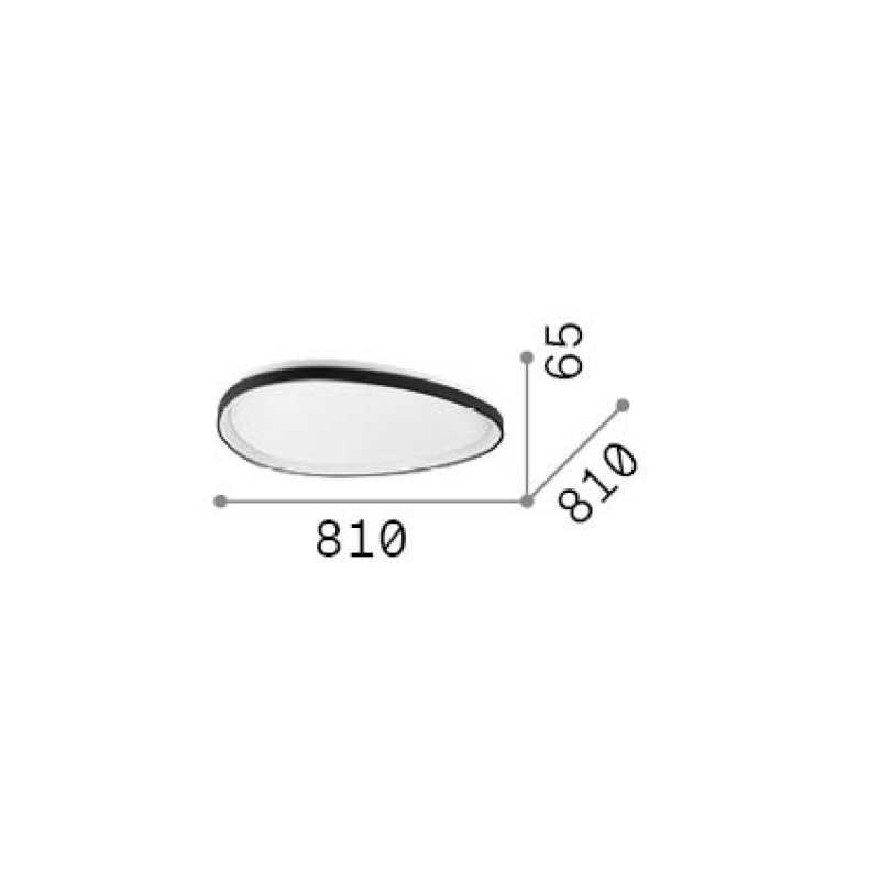 IDEAL LUX 341491 GEMINI PL D081 2700K stropné svietidlo biele