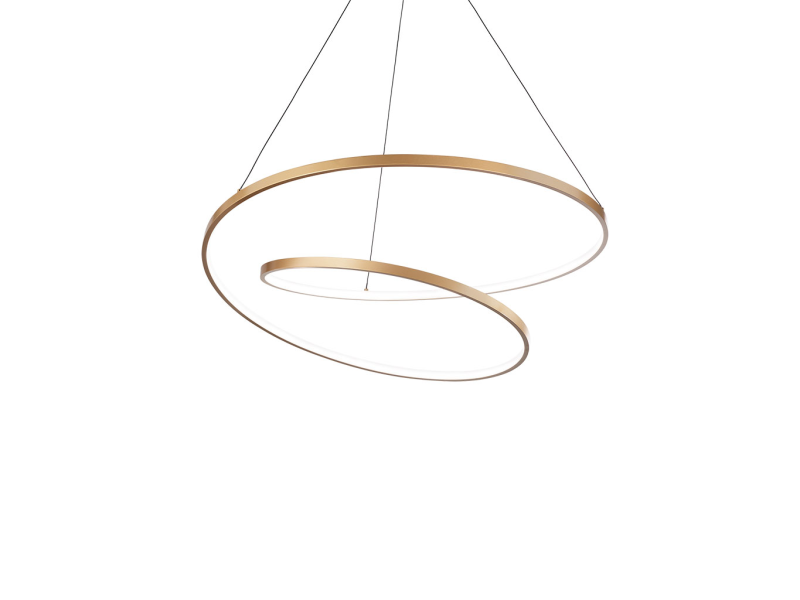 IDEAL LUX 342450 OZ SP D080 4000K závesné svietidlo mosadzné