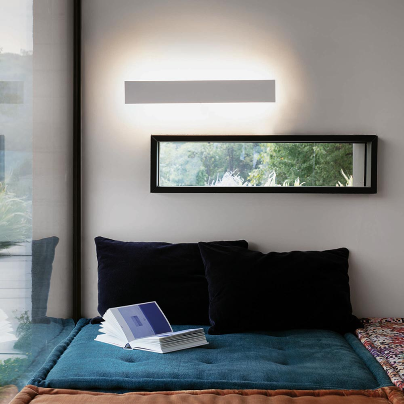 IDEAL LUX 342658 ZIG ZAG AP D53 SQUARE 2700K nástenné svietidlo biele