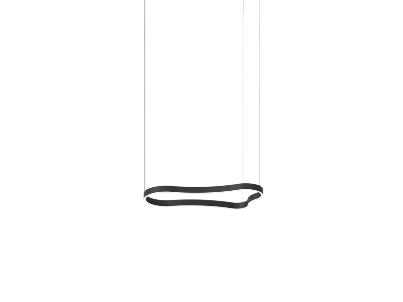 IDEAL LUX 345215 WAVES-1 SP 3000K závesné svietidlo čierne