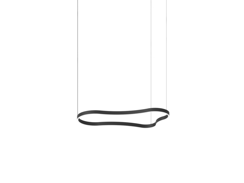 IDEAL LUX 345246 WAVES-2 SP 3000K závesné svietidlo čierne