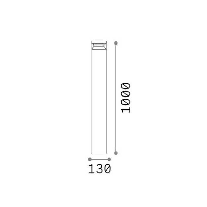 IDEAL LUX 346731 BOEING PT H100 3000K vonkajšie svietidlo čierne