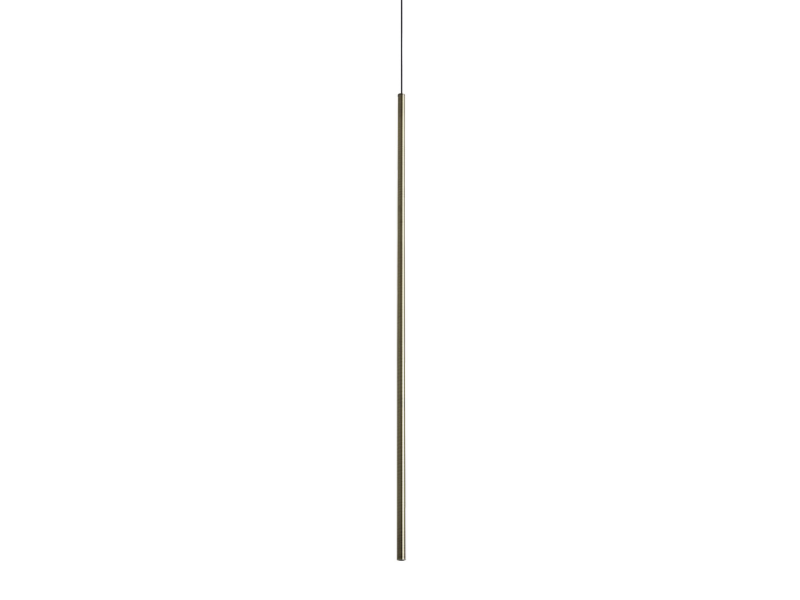IDEAL LUX 351643 LOOK LED SP1 ROUND D16 H1000 3000K závesné svietidlo mosadzné