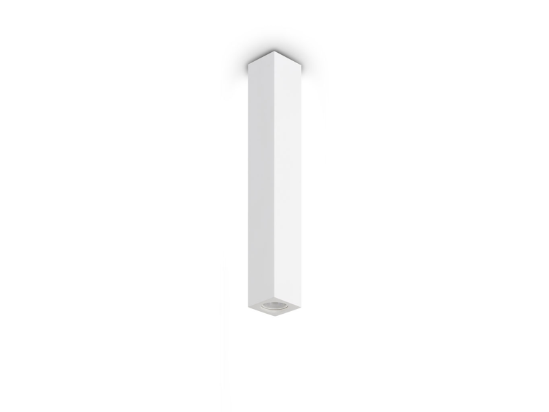 IDEAL LUX 355771 LOOK PL1 SQUARE D70 H400 stropné svietidlo biele
