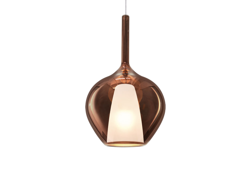 IDEAL LUX 359540 KALIQUE-1 SP1 D28 závesné svietidlo medené