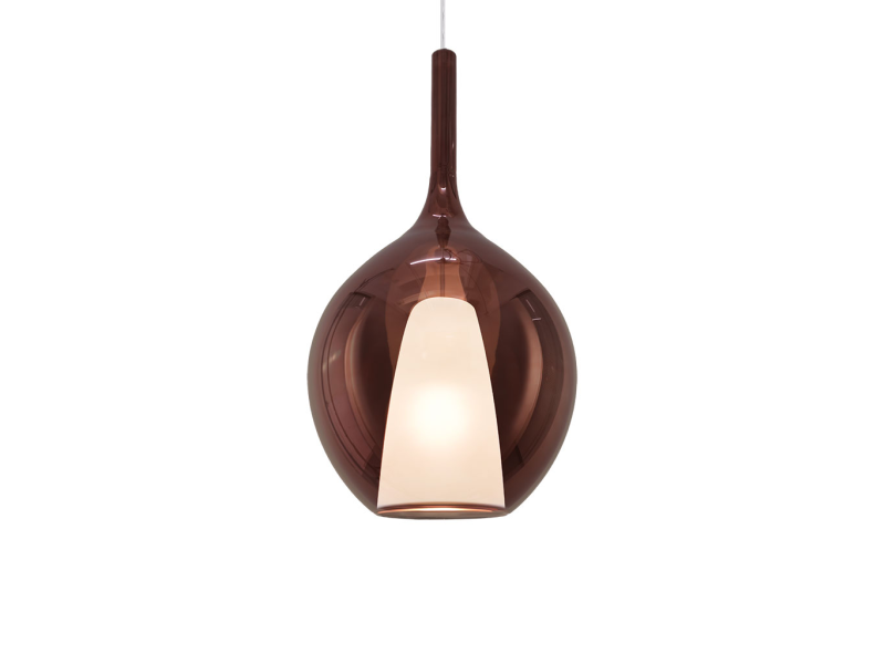 IDEAL LUX 359663 KALIQUE-2 SP1 D28 závesné svietidlo medené